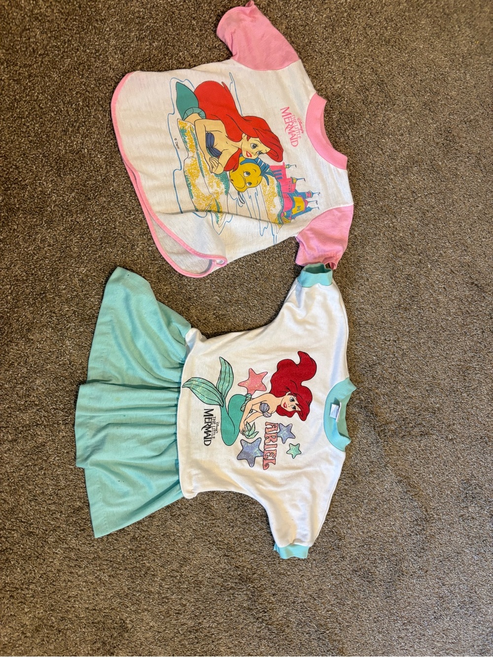 Vintage The Little Mermaid shirt and dress